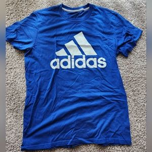 Royal Blue Adidas Go-To Performance Tee Size Large